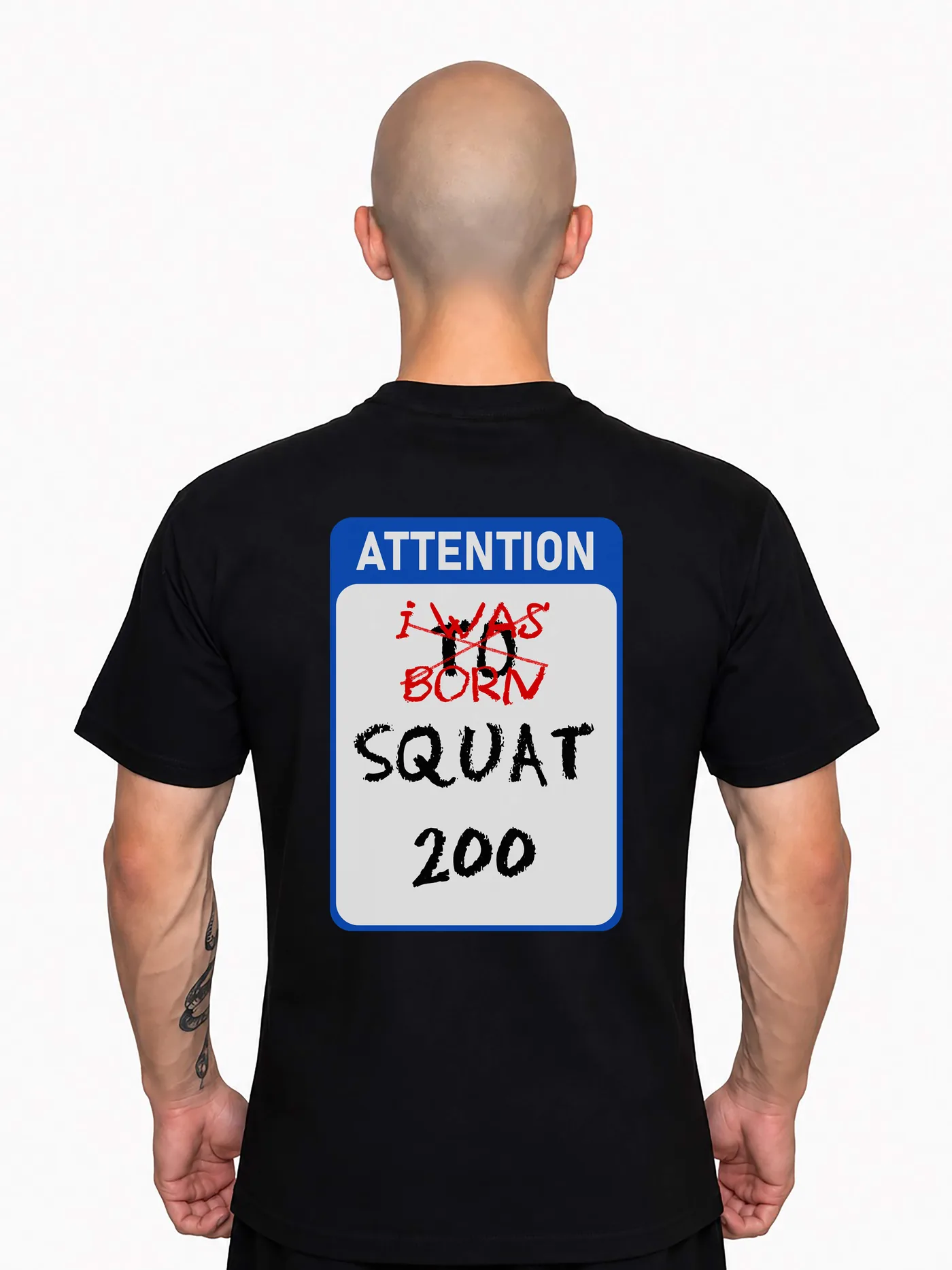 ФУТБОЛКА «WAS BORN TO SQUAT»