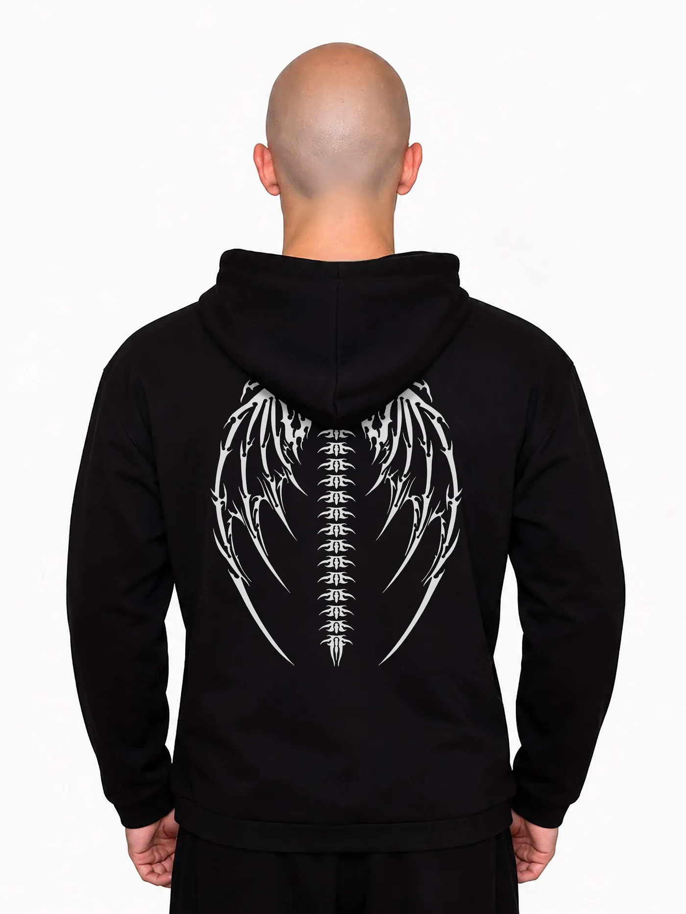 ХУДІ "SKELETON WINGS" (З ФЛІСОМ)