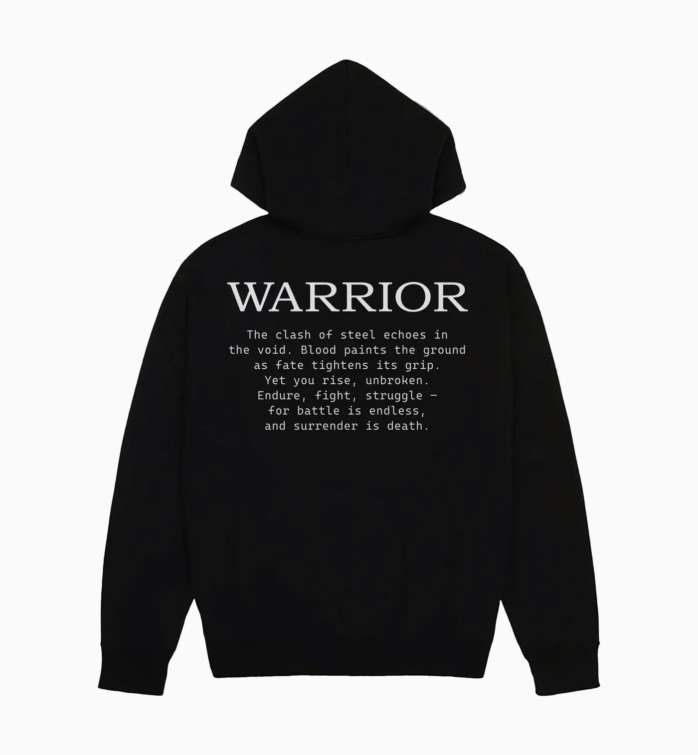 ХУДІ "WARRIOR" (З ФЛІСОМ)