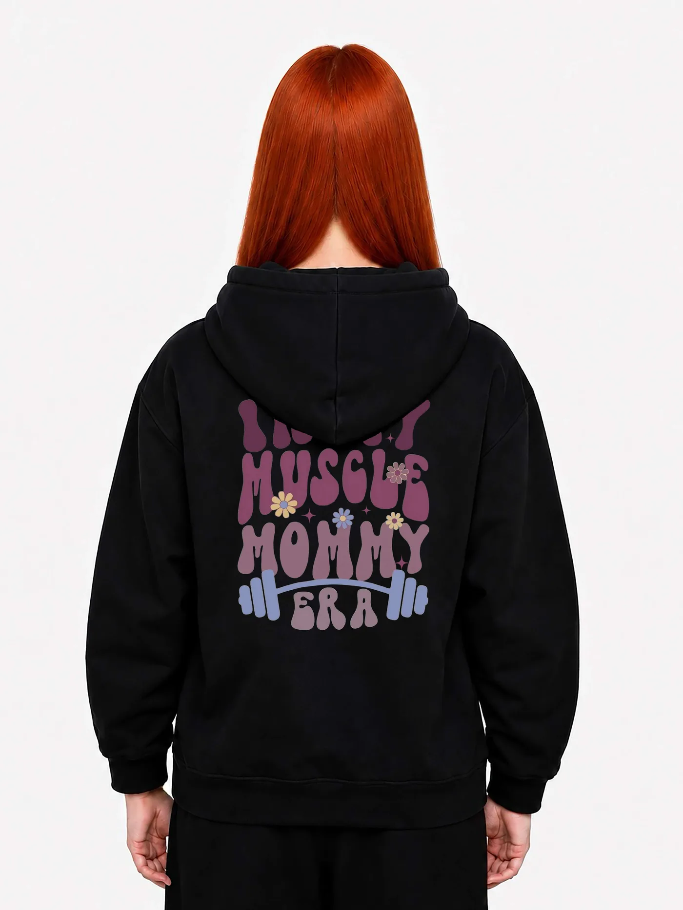 ХУДІ "MUSCLE MOMMY ERA" (З ФЛІСОМ)