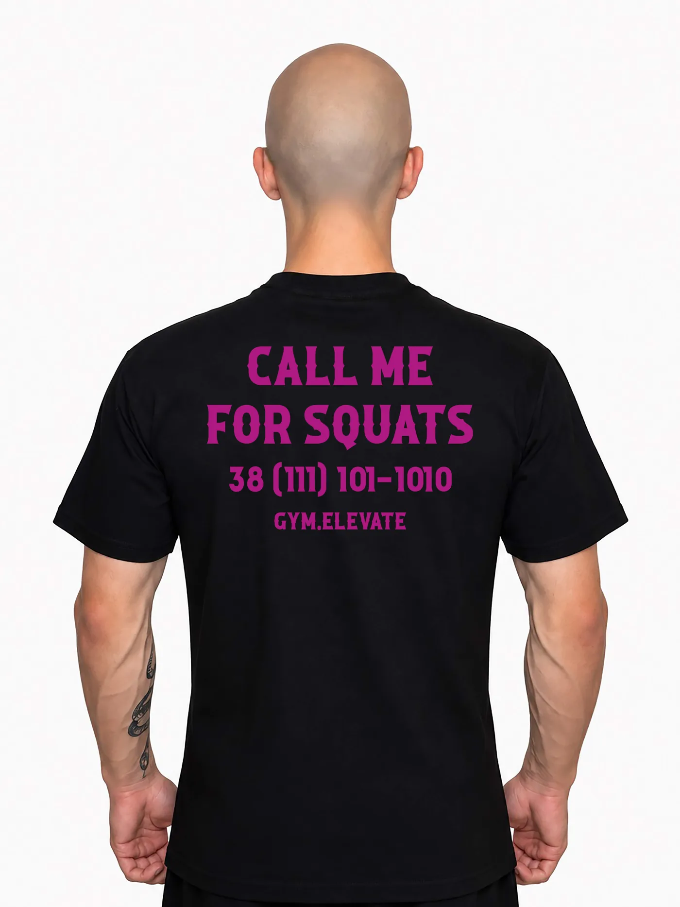 ФУТБОЛКА «CALL ME FOR SQUATS»