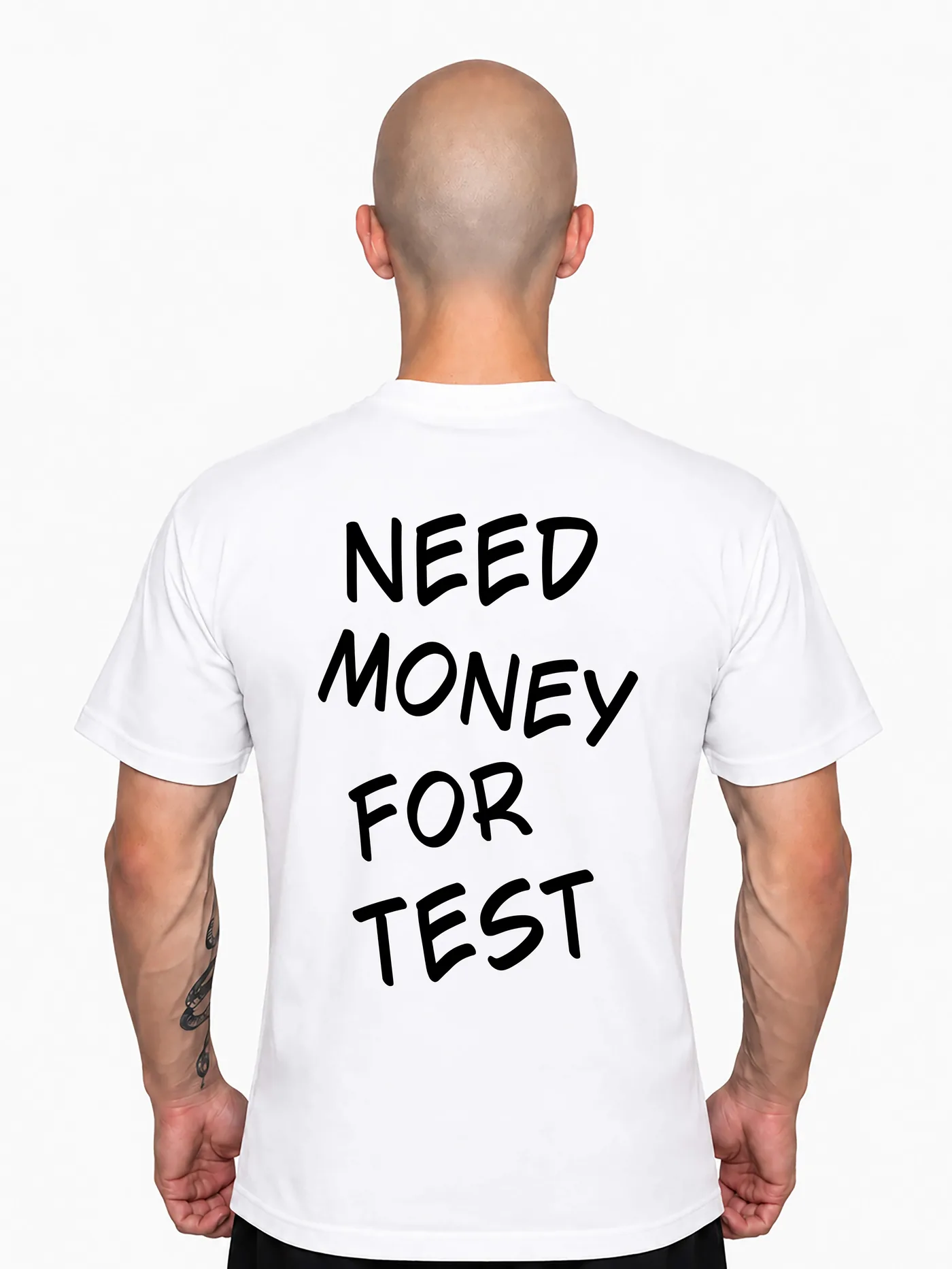 ФУТБОЛКА «NEED MONEY FOR TEST»