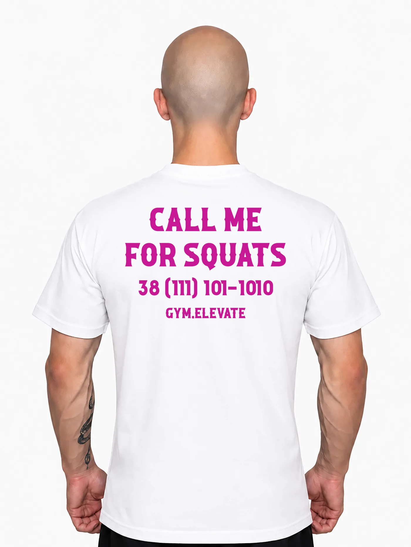 ФУТБОЛКА «CALL ME FOR SQUATS»
