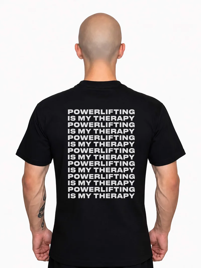 ФУТБОЛКА «POWERLIFTING - THERAPY»